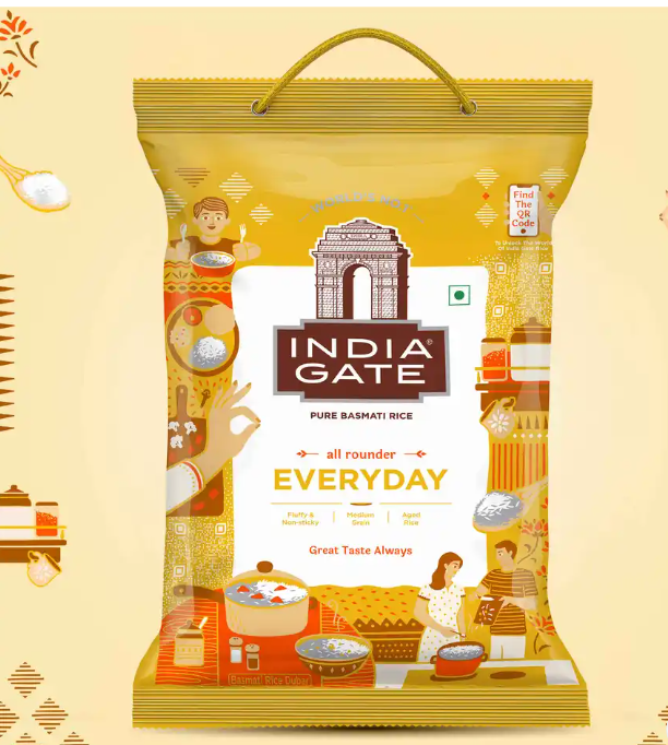 India Gate Everyday Basmati Rice | Fluffy Medium Grains